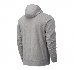 New Balance - Essentials Stacked Logo Hoodie Grey