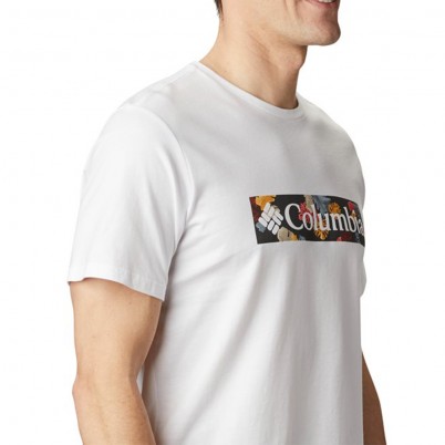 Columbia - M Rapid Ridge Graphic T-Shirt White Wil...