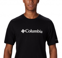 Columbia - M CSC Basic Logo Short Sleeve Black/White