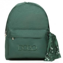 Polo - Backpack With Scarf Green