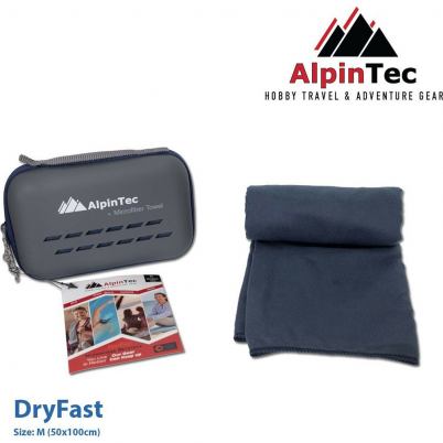 AlpinTec - Πετσέτα Dryfast 50x100cm Navy