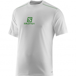 Salomon - Stroll Logo Tee M White/Green