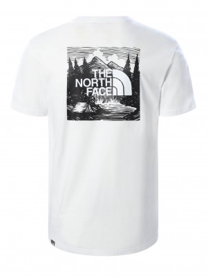 The North Face - M SS Redbox Cel Tee White