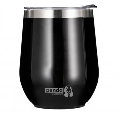 Panda Outdoor - Ανοξείδωτο Κύπελλο 320ml Μαύρο