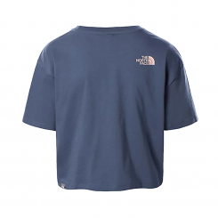The North Face - W Cropped Easy Tee Vintage Indigo/Evening Sand Pink