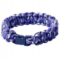 Munkees - Paracord Bracelet 7'' Purple Camo