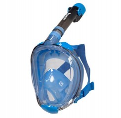 XDive - Tube Full Face Mask Grey/Blue S/M