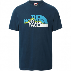 The North Face - M S/S Mountain Line Tee Monterey Blue
