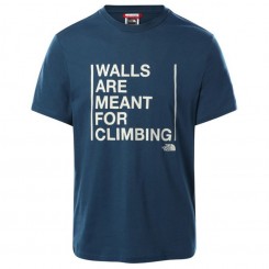 The North Face - M S/S Walls Climb Tee Monterey Blue
