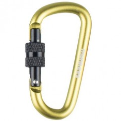 Munkees - D-Shape with Screw Lock 6x60mm Yellow