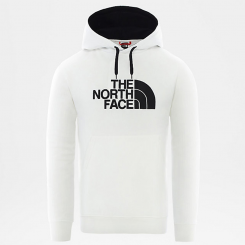 The North Face - Drew Peak Pullover Hoodie White/B...