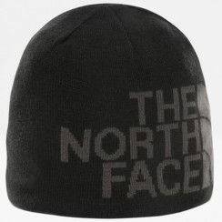 The North Face - Reversible Banner Beanie Black/Asphalt Grey