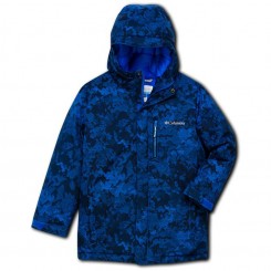 Columbia - Παιδικό Μπουφάν Alpine Free Fall™ II Jacket Super Blue Continents Print