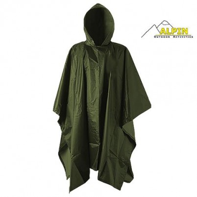 Alpin - Rain Poncho Outdoor Polyester Pvc Coating