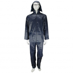 Galaxy Safety - Αδιάβροχο κουστούμι PVC Rain Plus Μπλε