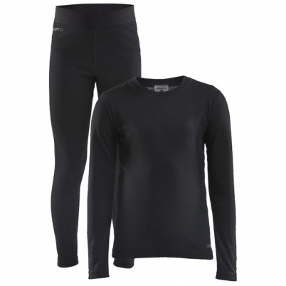 Craft - Core Warm Baselayer Set Junior Black