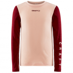 Craft - Core Warm Baselayer Set Junior GUM/RHUBARB
