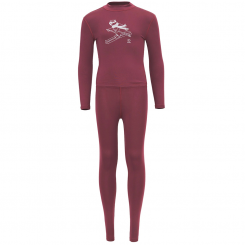 Brille - Kids Baselayer Warm Set Bordeaux