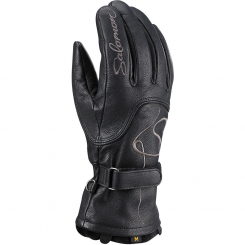 Salomon - W Kokoon Skiing Leather Gloves Black