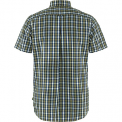Fjallraven - Ovik Shirt SS M Green/Alpine Blue