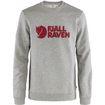 Fjallraven - Logo Sweater M Grey/Melagne