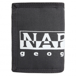 Napapijri - Πορτοφόλι Happy Wallet 3 Dark Grey Solid