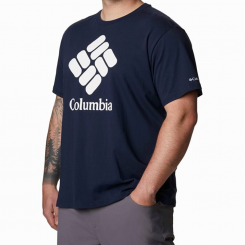 Columbia - CSC Basic Logo S/S Navy Blue Plus Size