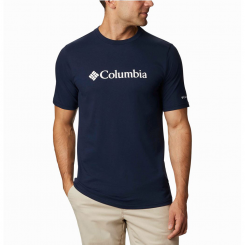 Columbia - M CSC Basic Logo S/S Collegiate Navy Lo...