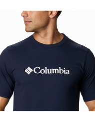 Columbia - M CSC Basic Logo S/S Collegiate Navy Logo