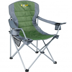 Oztrail - Chair Deluxe Arm Jumbo Green