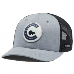 Columbia - Youth™ Snap Back Cap Charcoal Heather Circle Patch