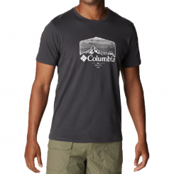 Columbia - Ανδρική Μπλούζα Path Lake™ Graphic Tee II Grey