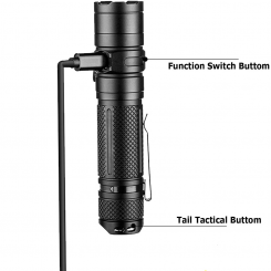 Alpin - Επαναφορτιζομενος Φακος Ισχύος 4200Lm - 21700 4000mha - Tactical Switch