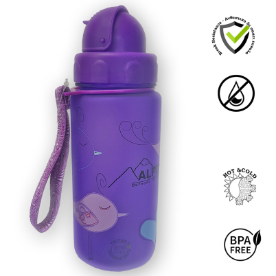 Alpin - Παγούρι 400ml Kids με Καλαμάκι - Tritan Pu...
