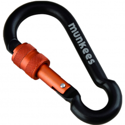 Munkees - 8-Shape With Screw Lock 8x80mm Black