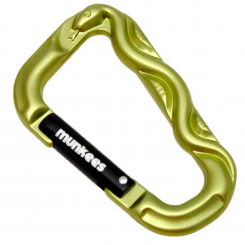 Munkees - Carabiner 3D Snake Green
