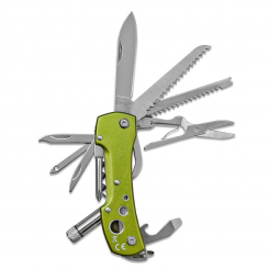 Munkees - Pocket Knife LED Green