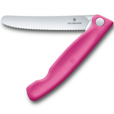Victorinox - Foldable Paring Knife Wavy Pink