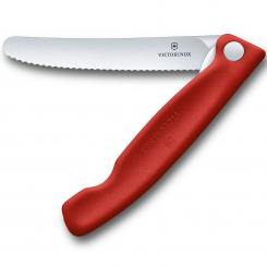 Victorinox - Foldable Paring Knife Wavy Red