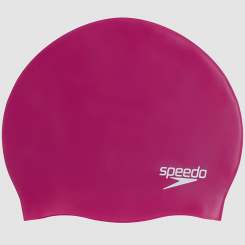 Speedo - Plain Moulded Silicone Cap Electric Pink