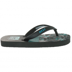 Reef - Kid's Switchfoot Print Black Agave/Palms