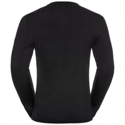 Odlo - Sports Underwear Baselayer Top Crew Neck L/S Merino 200 Black/Black