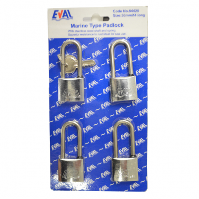 Eval - Lock Set With Common Key (4 Pieces)