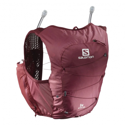 Salomon - Active Skin 8W With Flasks Earth Red