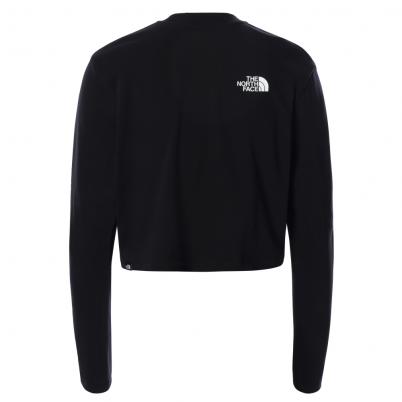 The North Face - W Long Sleeve Crop Tee TNF Black