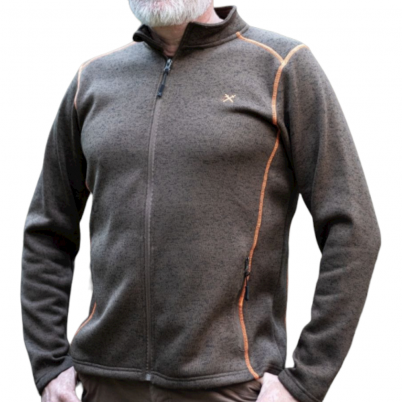VikinX - Troels Fleece Full Zip Woodbrown