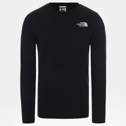 The North Face - M L/S Easy Tee TNF Black/Zinc Gre...