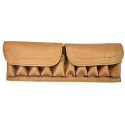 Kouros Leather - Δερμάτινη Θήκη με Καπάκι για Φυσίγγια-Τσοκ 10Θέσεων