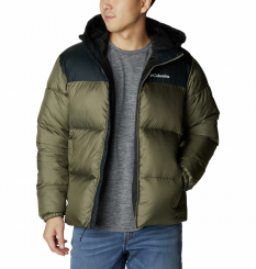 Columbia - Puffect™ Hooded Jacket Stone Green