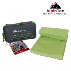 AlpinTec - Πετσέτα Dryfast 75x150cm Green